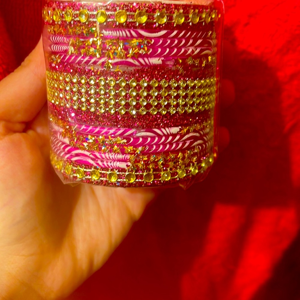 Pink bangles for girls